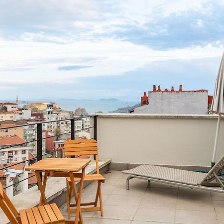 Mesmerizing Flat With Bosphorus View In Beyoglu Apartment Истанбул Екстериор снимка